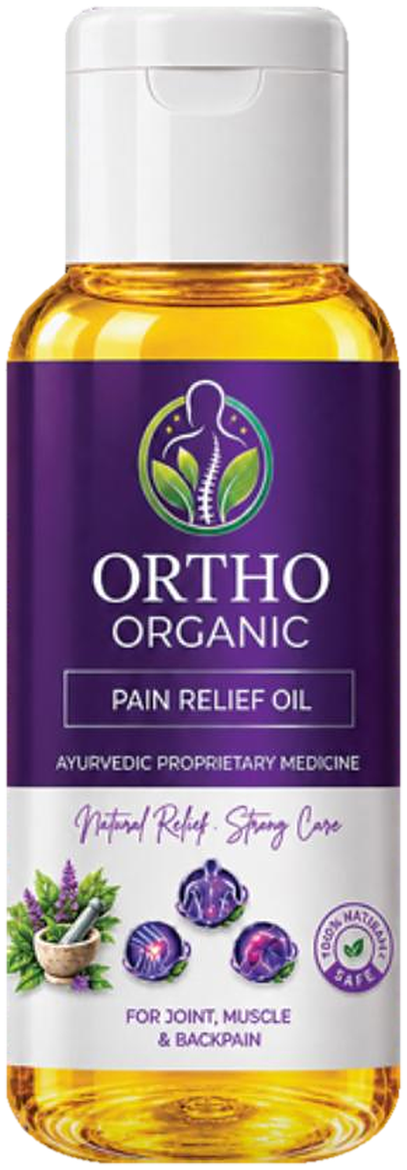 Ortho Organic Herbal Pain Relief Oil